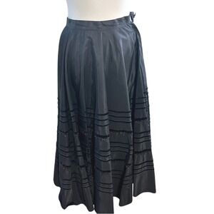 Venida Rare Vintage 1950's Original Skirt Black Circle Skirt Event Whimsygoth